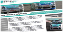 The Konrad Motorsport website