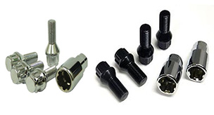 Wheel Nuts & Bolts Plus Nut Covers for Porsche