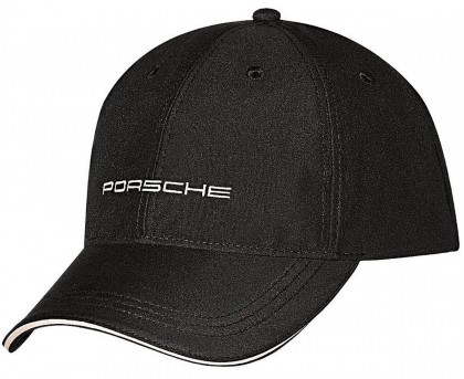 Porsche Selections Classic Baseball Cap with Logo Black Genuine Merchandise