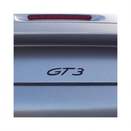 Rear Badge GT3 Black (Larger) OEM type for 996 & 997 Models 1999-2012