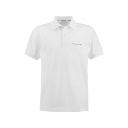 Porsche Selections Mens Classic Polo Shirt White Small - 3XLarge Genuine