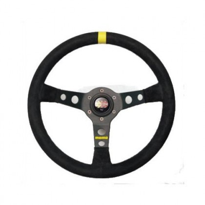 GT2-RS MOMO 350mm Steering Wheel in Black Suede for All Models 1965-Onwards