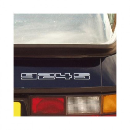 Rear Decal 924S Black or Silver