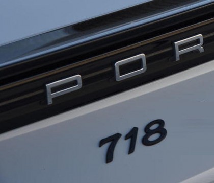 718 Badge in Agate Grey for Porsche Boxster & Cayman
