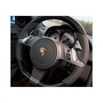 OEM Porsche PDK Black Carbon Steering Wheel All Models 2009-Onwards