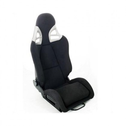 GT3 / Cayman GT4 style Carbon Back Leather Sport seat Reclining - Black Leather