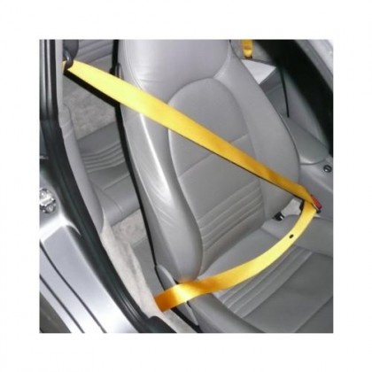 996 & 997 Coupe / Targa Porsche Yellow Front Seat Belts Set OEM 1998-2012 (Pair)