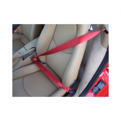 996 & 997 Coupe / Targa Red Front Seat Belts Original Porsche (Pair) 1998-2012