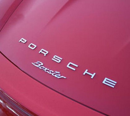 Porsche Boxster Badge Only Galvarno (Smaller 981 & 718 Type) Not script above