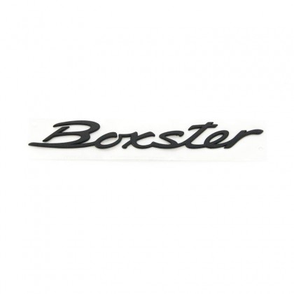 Porsche Boxster Badge in Gloss Black  (Smaller 981 & 718 Type)