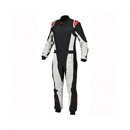Alpinestars GP Pro Race Suit Black Red Silver