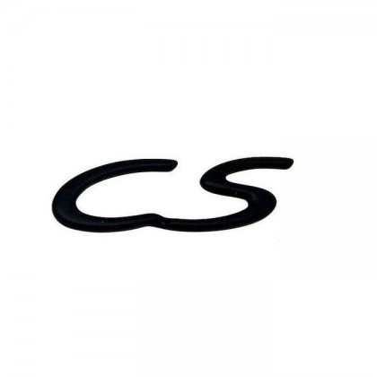 CS Badge In Black Self Adhesive for Club Sport Models 1977-2012 ( Large Type )