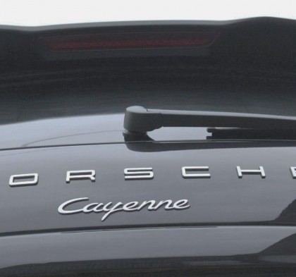 Cayenne  Badge in Silver (small type) 2011-Onwards ( Not Chrome )
