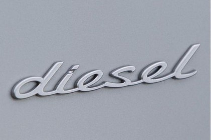 Cayenne Diesel Wing / Door Badge in Silver All Models 2003-Onwards