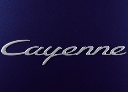 Cayenne Rear Badge in Silver 2003-Onwards ( Large Script )