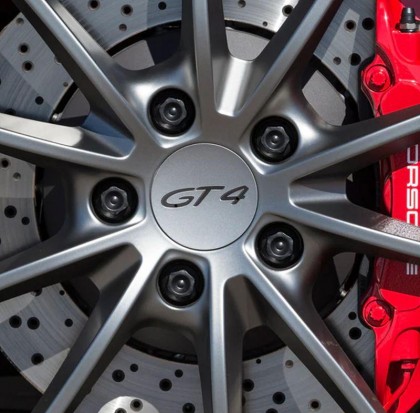 GT4 Wheel Cap in Platinum Silver Fit All Porsche Wheels ( Ex Macan )