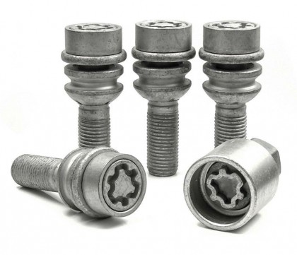 OEM Extended Locking Wheel Bolts for 6-9mm Spacers +Standard Cayenne