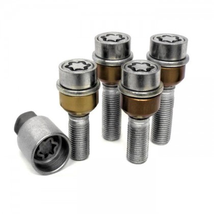 Locking Wheel Bolts for 6-9mm front Spacers & 12-15mm Rear Spacers ( Set of 4)