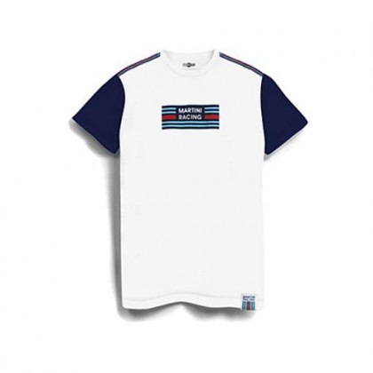 Martini Racing Mens Athletic T Shirt White