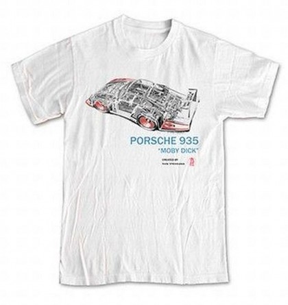 Porsche Martini Racing 935 Moby Dick Mens Tshirt  White  Sizes: Small - XXLarge