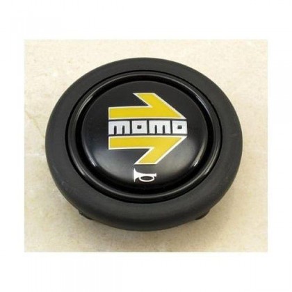 MOMO Corse Steering Wheel Classic Yellow Horn Button Push Sparco OMP