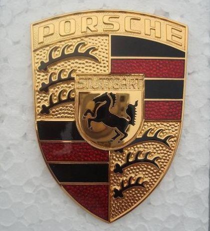 Bonnet Badge Classic Gold Hood Crest Emblem All Models 1965-1994