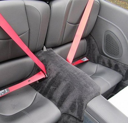 Red Rear Seat Belt OE 996 / 997 Cabriolet Left Side 1998-2012