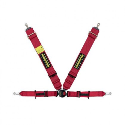 Schroth Clubman 4 Point GT3 Harness Red Fits all Models