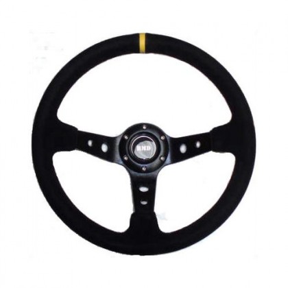 EuroCupGT Classic Race & Rally Dished Suede Steering Wheel All Models 1965-On