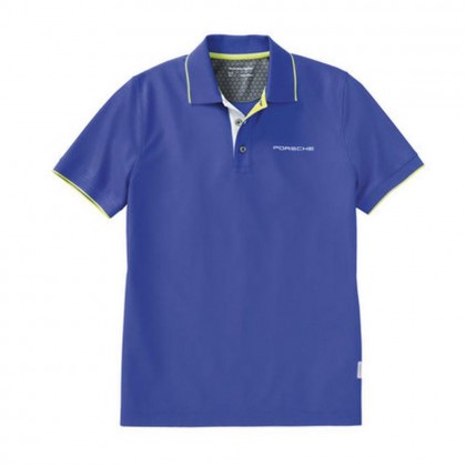 Porsche Golf/Sports Polo Shirt Blue/Green