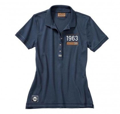 Porsche Ladies Polo Shirt  Classic Collection 1963 Dark Blue