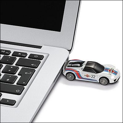 Porsche Martini Racing 918 Spyder 8gb USB Memory Stick