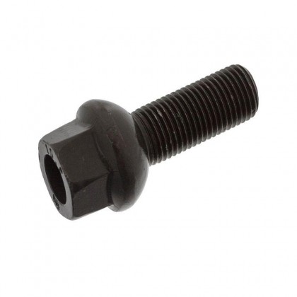 Black Extended Wheel Bolt Ideal For 6-9mm Spacers & Racing All Cars 1997-Onwards