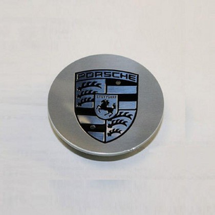 Wheel Centre Cap with Silver Dished All Porsche Models (ex Fuchs & or Macan)