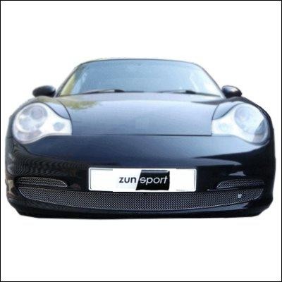 Zunsport Stainless Steel Front Grills Black Finish 996 Facelift  2002-2004