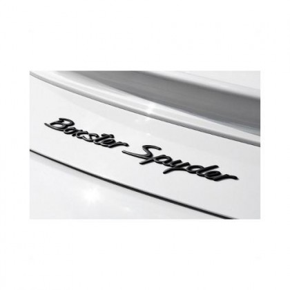 Rear Badge 'Spyder' Black 1997-2012