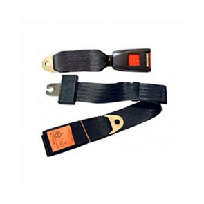 Buy Seat Belt Rear Lap 2 Point Static Black All 924 944 968 & 911 1965-1998 online