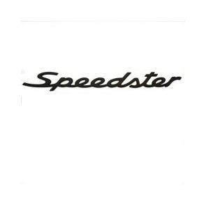 Buy Rear Badge 'Speedster' Black online