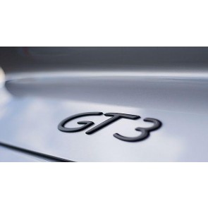 Buy Rear Badge GT3 Badge ( Small 991 ) Genuine 911 raised 3D Black Decal on engine online