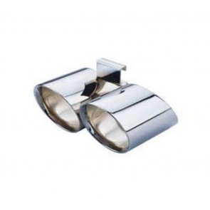 Buy EuroCupGT Exhaust Trim Stainless Steel Twin Round Chrome 2003-2004 online