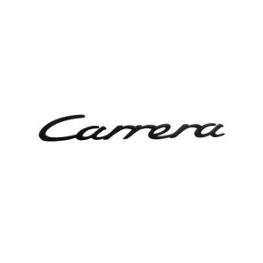 Buy Rear Badge Carrera in Black 996 & 997 1998-2012 ( Large Type) online