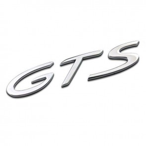 Buy GTS in Satin Silver ( Not Chrome ) Large Type for cars 1997-2012 online