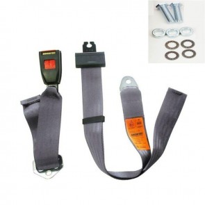Buy Seat Belt Rear Lap 2 Point Static Silver All 924 944 968 & 911 1965-1998 online