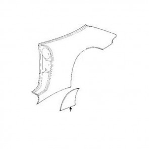Buy 993 Stone Guard Rear Quarter Panel Left hand Clear online