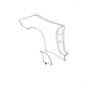 Buy 993 Stone Guard Rear Quarter Panel Right Hand Clear online