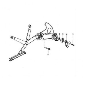 Buy Manual Window Lifter Mechanism Coupe Right Side 1965-1998 online